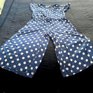Tucker & Tate navy polka dot jumpsuit. Too cute to pass up!